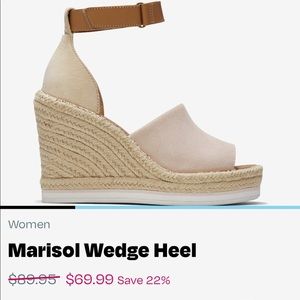 TOMS - Women’s Marisol Wedge Heel (NEW) Size 9